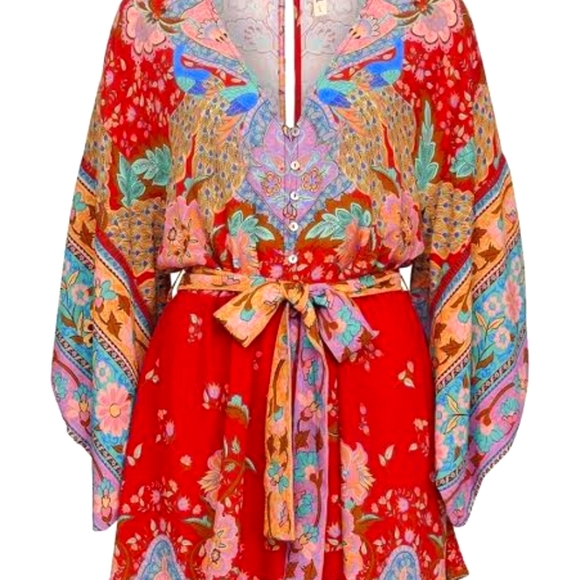 🌹🌺 Spell Lotus Romper Kimono Ruby 🌺🌹 - Picture 3 of 9